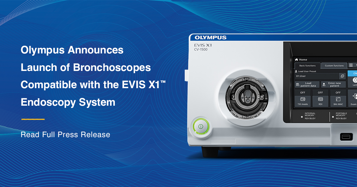 Olympus is announcing the launch of two bronchoscopes compatible with the EVIS X1™ endoscopy system, offering redesigned imaging and handling. Learn more about the expanded working channels in this #pressrelease. #Medtech #Respiratory #innovation spkl.io/601144HHB
