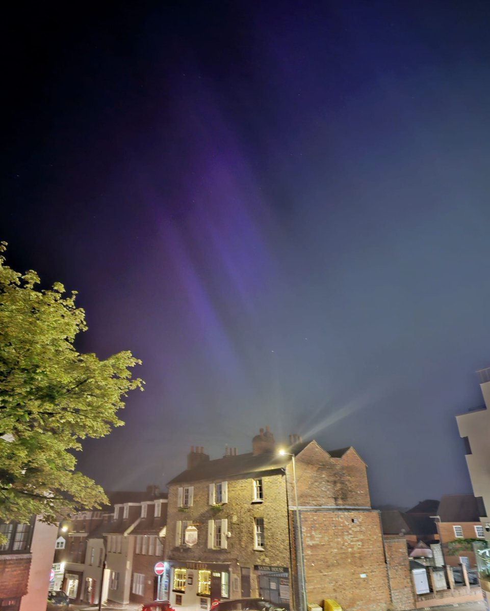 Brian took this photo on Friday night; The Northern Lights over The Keep! We are open from 5pm today!