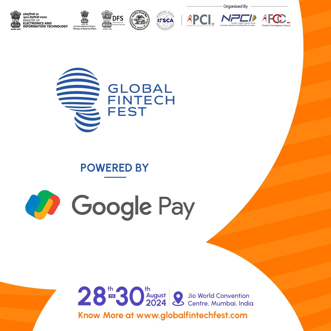 We are excited to announce @GooglePay is joining us as the 'Powered By' partner for this year's Global Fintech Fest. Prepare to witness fintech innovation at its peak!

#GFF #GFF24 #GlobalFintechFest #FintechRevolution #FintechInnovators