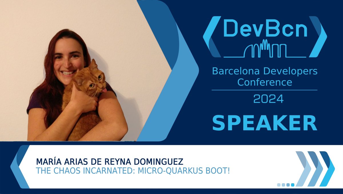 🌪️ Embrace the chaos with @delawen at #devbcn24! 'The Chaos Incarnated: Micro-Quarkus Boot' will explore the dynamic world of microservices using Spring Boot, Quarkus & Micronaut. Don’t miss this thrilling session! Details ➡️ buff.ly/3UvUO8t