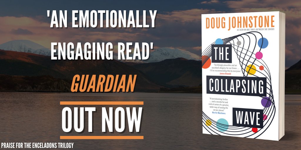 OUT NOW! 🐙SANDY is back in @doug_johnstone's awe-inspiring, EPIC, unforgettable #TheCollapsingWave 🐙 SEQUEL to the bestselling #TheSpaceBetweenUs as seen on BBC2's Between The Covers 📖bit.ly/3SUnfw4 📲bit.ly/3SZV2ng