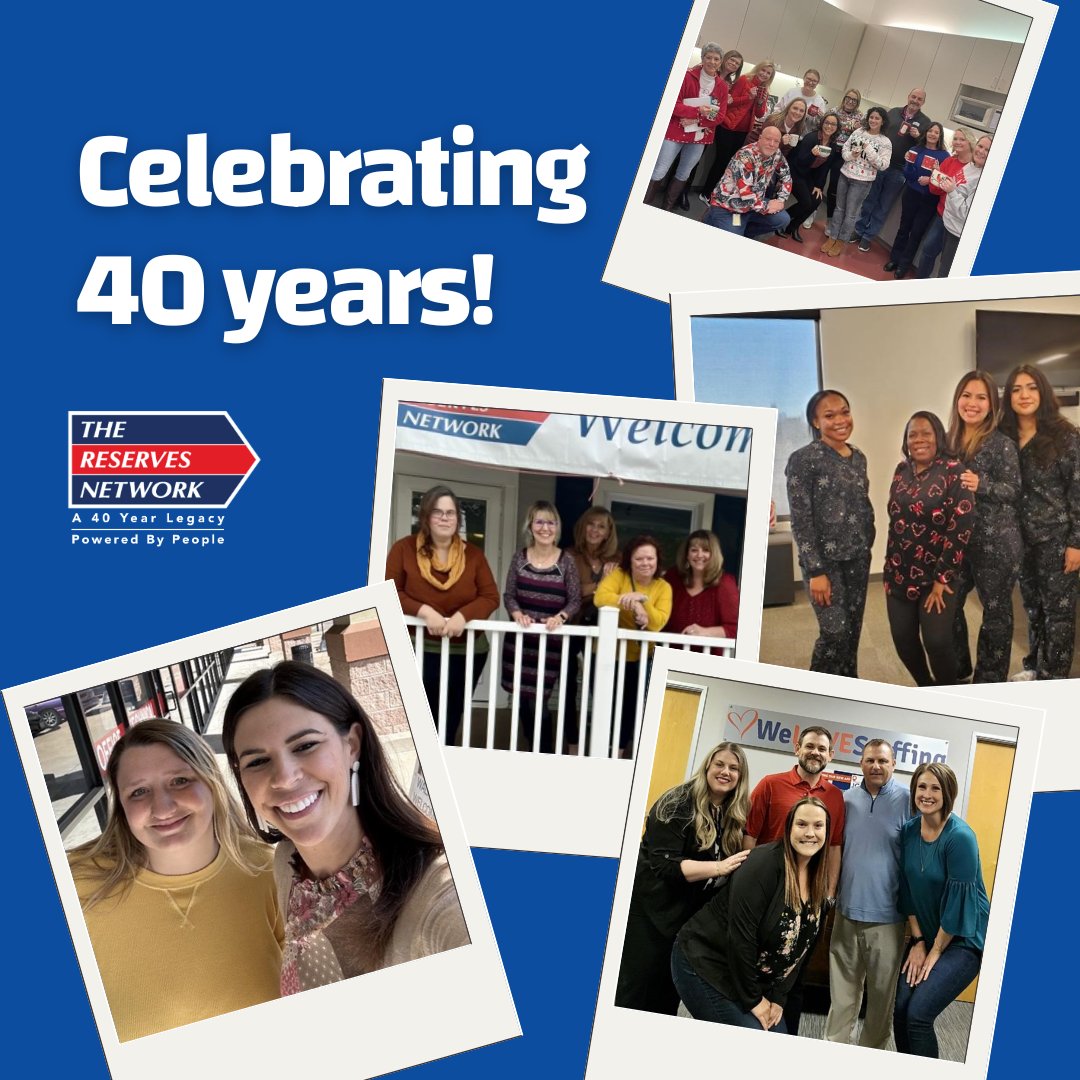 Celebrating 40 incredible years, Powered by People. 

The Reserves Network has been transforming lives by connecting top talent with outstanding opportunities. 

#40YearLegacy #PoweredByPeople