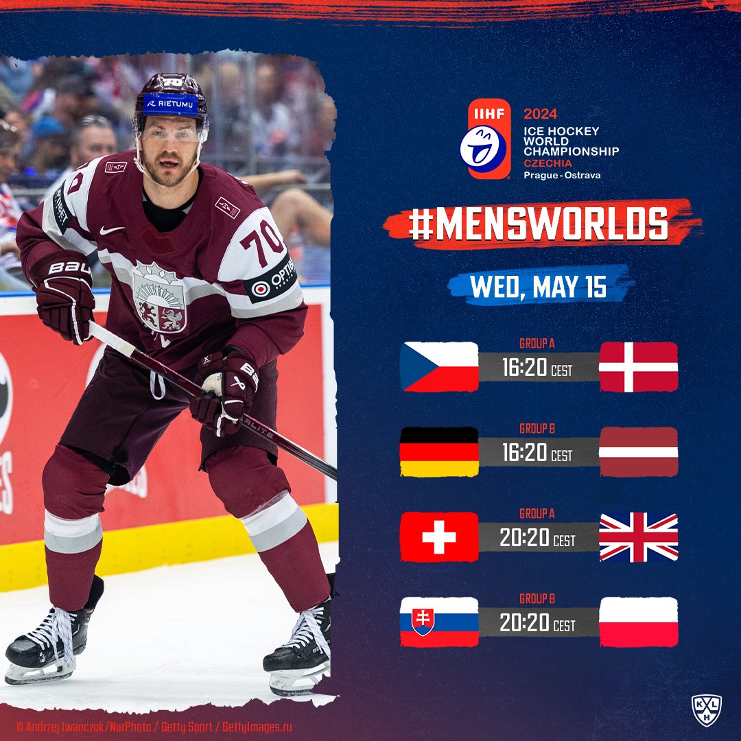 🇱🇻 Latvia looking to extend perfect start at 2024 IIHF #MensWorlds to 4-0. #IIHFWorlds