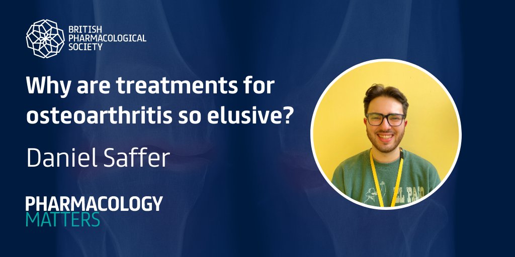 Article:  Why are treatments for osteoarthritis so elusive? 

Daniel Saffer's article on osteoarthritis treatments is the winner of the 2024 ECP Writing Prize. 

Read: bps.ac.uk/Publishing/Pha…