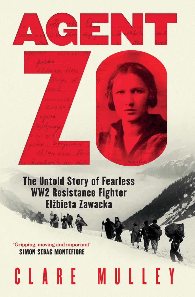 Here she is! #Zo aka #ElżbietaZawacka #ElizabethWatson… The only woman to parachute from #Britain to Nazi-occupied #Poland in #WW2. Her story was deliberately kept hidden - but is now told in my book #AgentZo, published TOMORROW!