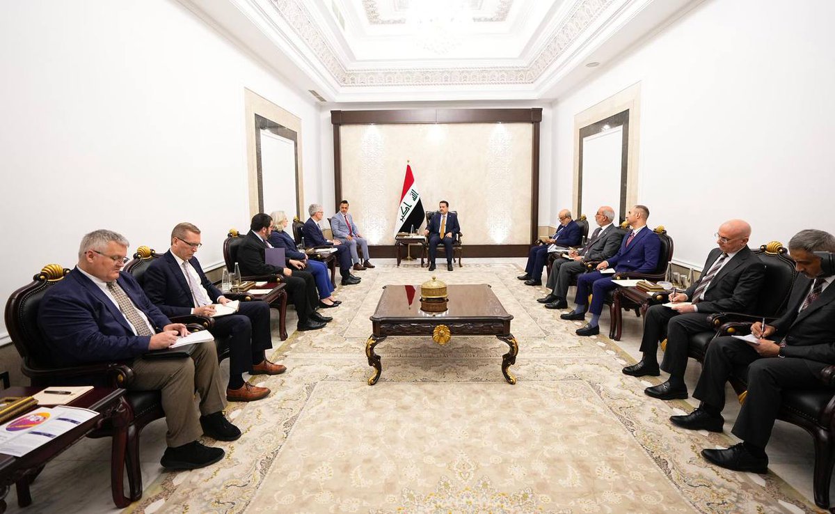 #Iraqi PM Sudani assured the Assistant #US Secretary of State for #Energy Resources, the Iraqi government's commitment to implementing its executive agenda within the framework of achieving energy self-sufficiency in various areas, Iraqi state media said on Wednesday