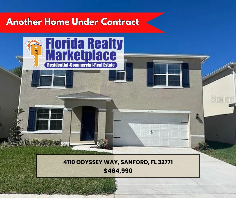 Another home UNDER CONTRACT with Florida Realty Marketplace.
Call 863-877-1915 for us to help you with buying or selling your home!

#Floridarealtymarketplace #sanfordfl #undercontract
