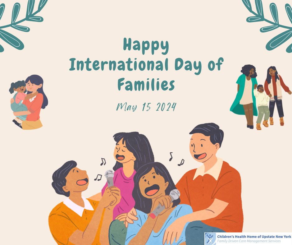 Today, we celebrate the heart of every society, the cornerstone of love and support - families! Happy International Day of Families #LoveandSupport #FamilyDay