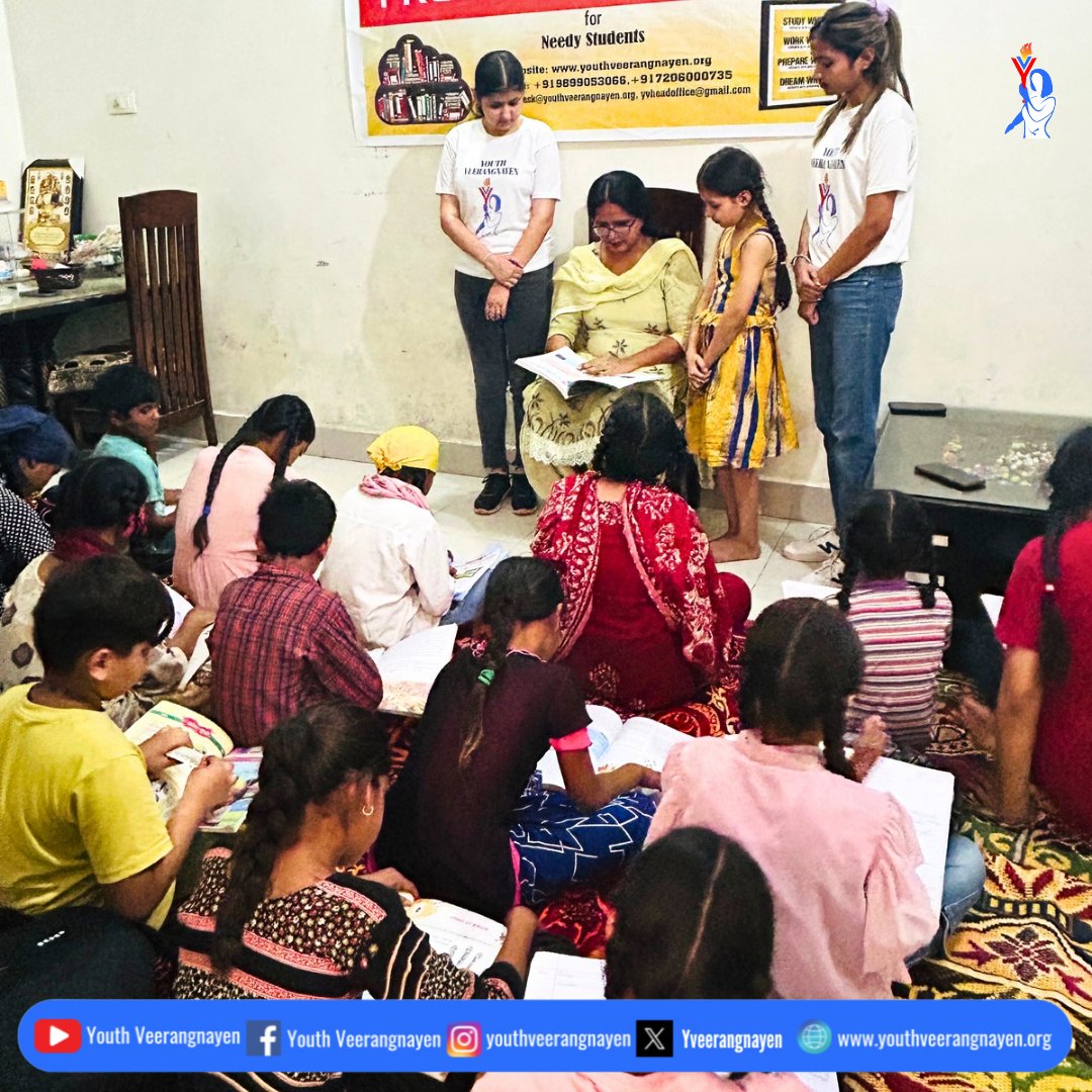 With the aim of creating long-lasting change and improving access to education, the Youth Veerangnayen opened a new study centre in Sardualgarh (Punjab).#EducationForAll #Education #StudyCentre #Education #StudyCentre
#FreeStudyCenter
#SharingIsCaring
#WeCareForYou