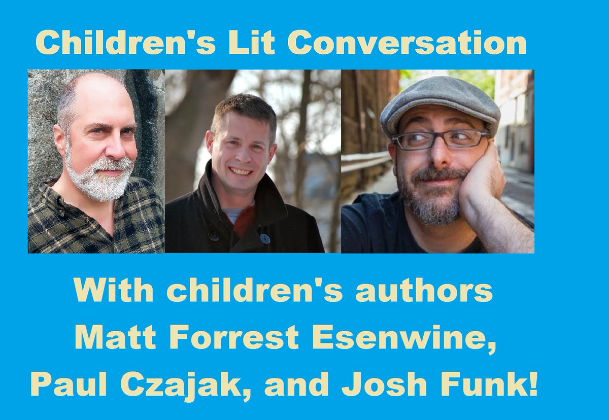 When @ryangvancleave asked if I'd be interested in guest-blogging at OPB, I said, sure! So called up my friends @joshfunkbooks & Paul Czajak and we chatted about #kidlit, our careers, & the craft of writing! onlypicturebooks.com/2024/05/13/aut… #ChildrensBooks #PictureBooks #PBJam