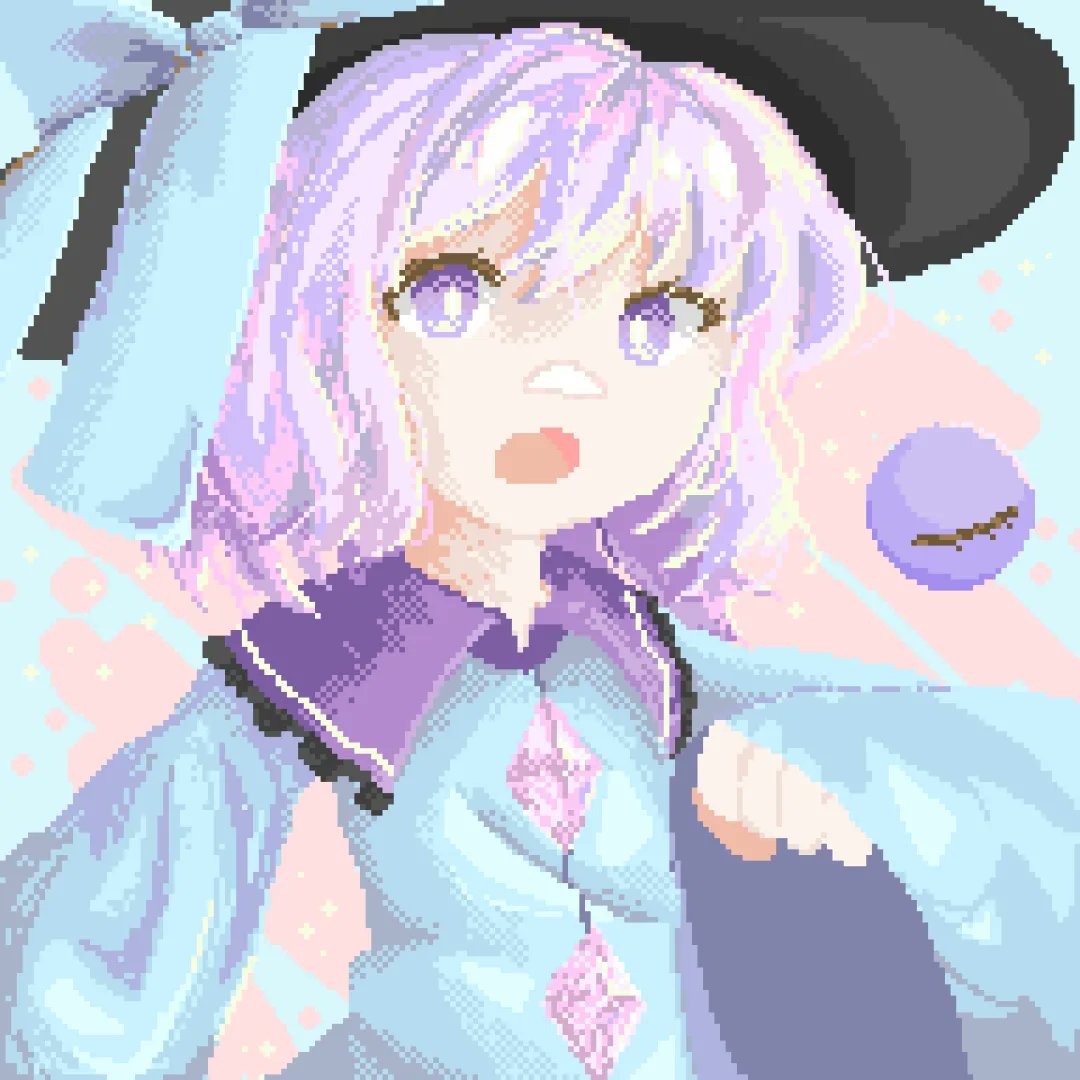 Koishi
#touhou #komeijikoishi #dotpic #pixelart #古明地こいし