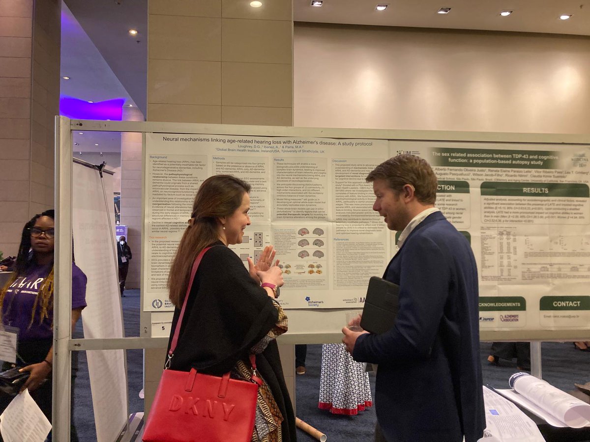 Congratulations to #AtlanticFellows on their impressive poster presentations! Projects range from biomarkers, prevention, dementia care research and practice to epidemiology, creative engagement and more. #AAICSatellite. Read abstracts here 👇indd.adobe.com/view/636a726b-…