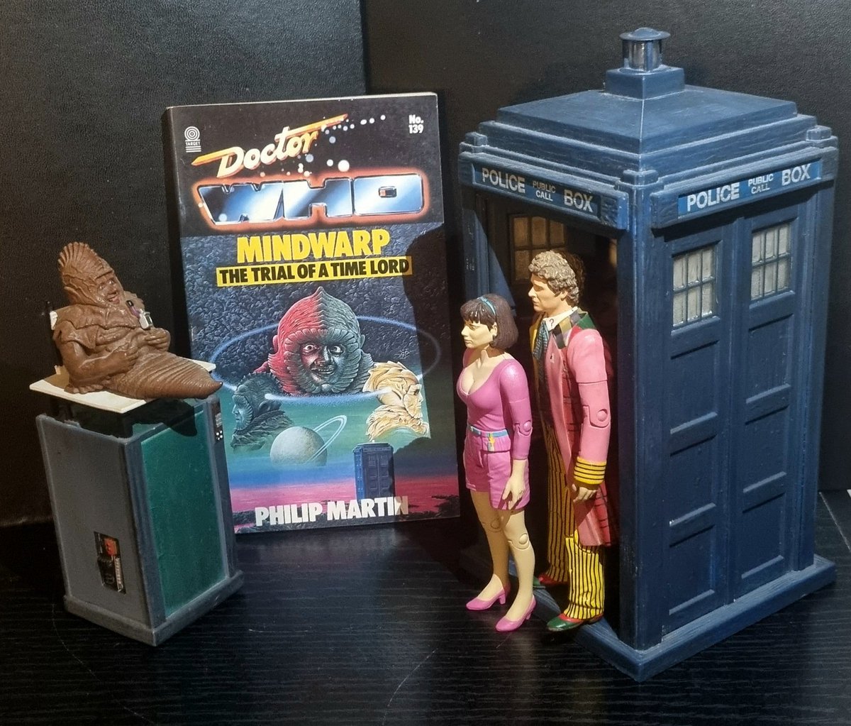 I'm still not so keen on Mindwarp. It's the way the Doctor treats Peri. It's never been confirmed. I don't think if that was the Valeyard or the Doctor #DoctorWho