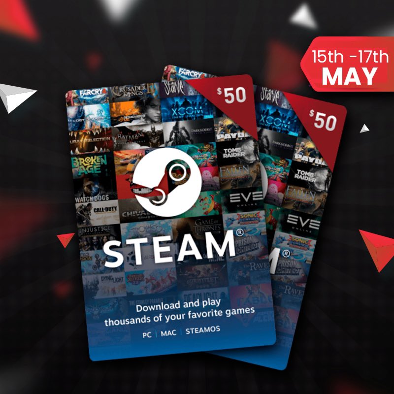 🚨GIVEAWAY!🚨 Going to giveaway two $50 Steam gift cards or $50 if you don’t have steam. ✅ Follow @PowerGPU ✅ Follow @Jese_PowerGPU ✅ Follow @PowerGPUSupport ✅ Like/Repost ✅ Tag a friend Winner chosen Friday and announced on Monday 5/20