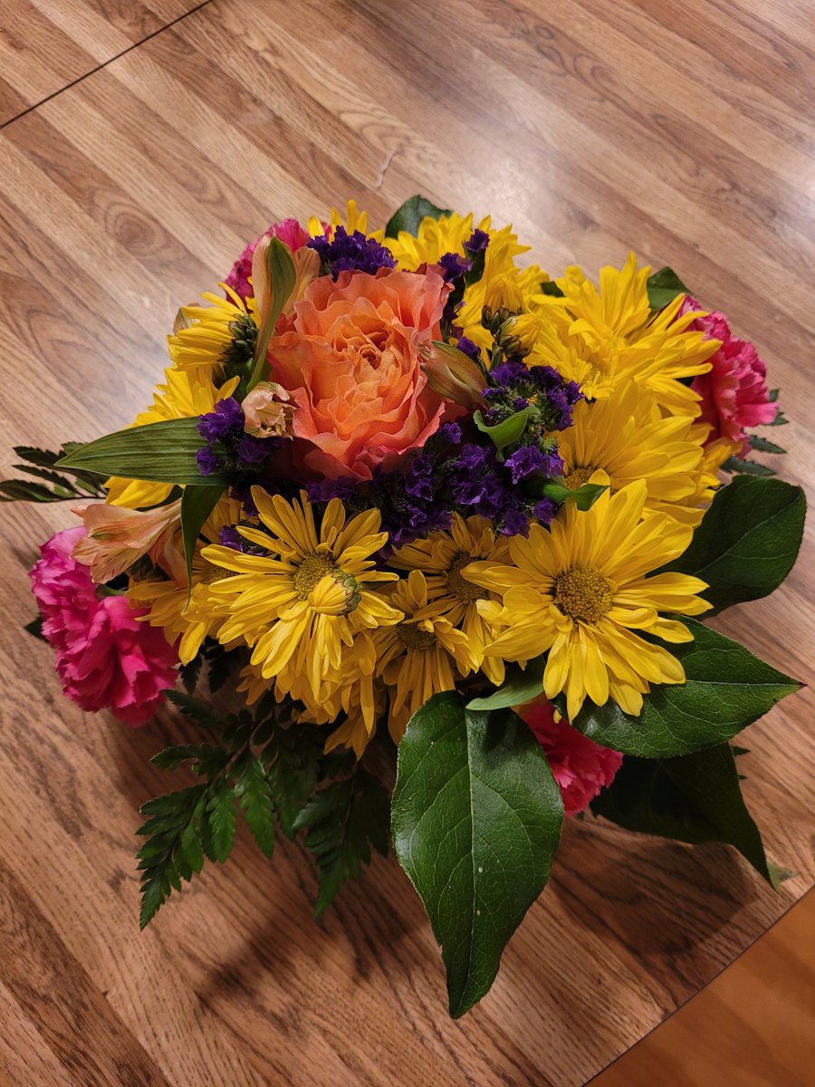 A wonderful employee recognition dinner yesterday. Made extra special by the creative floral centerpieces designed by SPHS students. Thank you. <a href="/HafedhAzaiez/">Dr. Hafedh Azaiez</a> <a href="/myam2/">Dr. Mya Mercer</a>