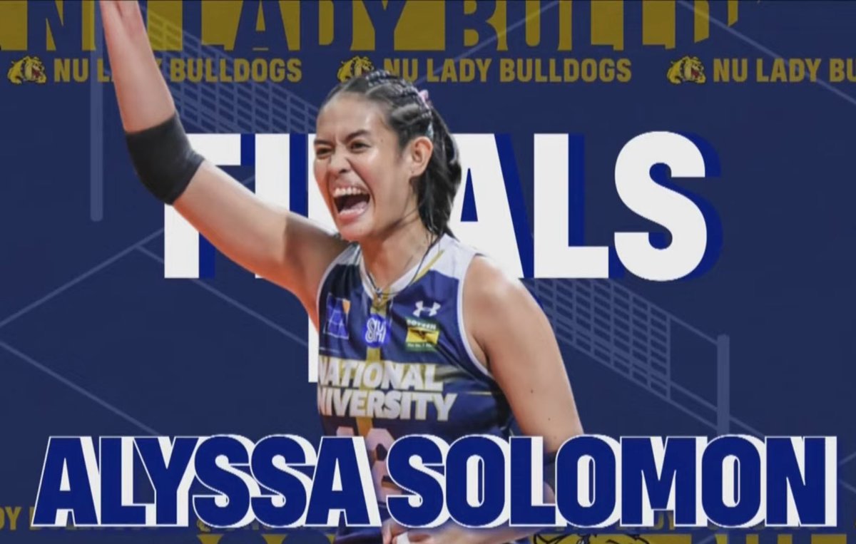 Finals MVP is Alyssa Solomon! Very deserving! 👏🏼 #UAAPSeason86