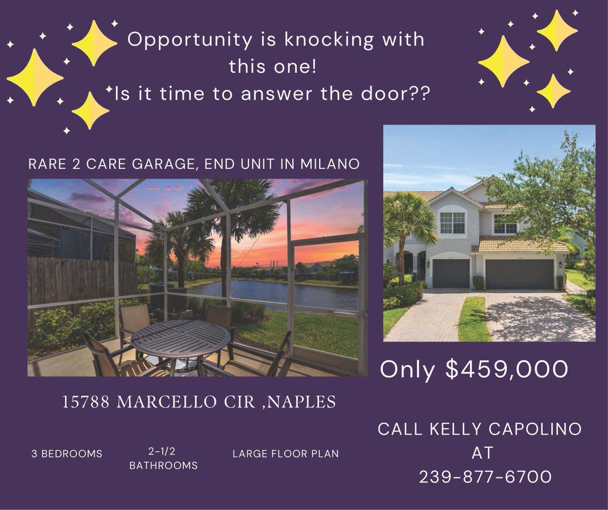 Don't miss the opportunity to make this RARE FIND 💎 your new home.
🌴 Minutes from the beach🏖️ and shopping 🛒 and restaurants 🌴 .
Schedule a viewing today and discover the perfect blend of comfort &
convenience in the heart of North Naples, FL.#beachliving, #naplesrealestate
