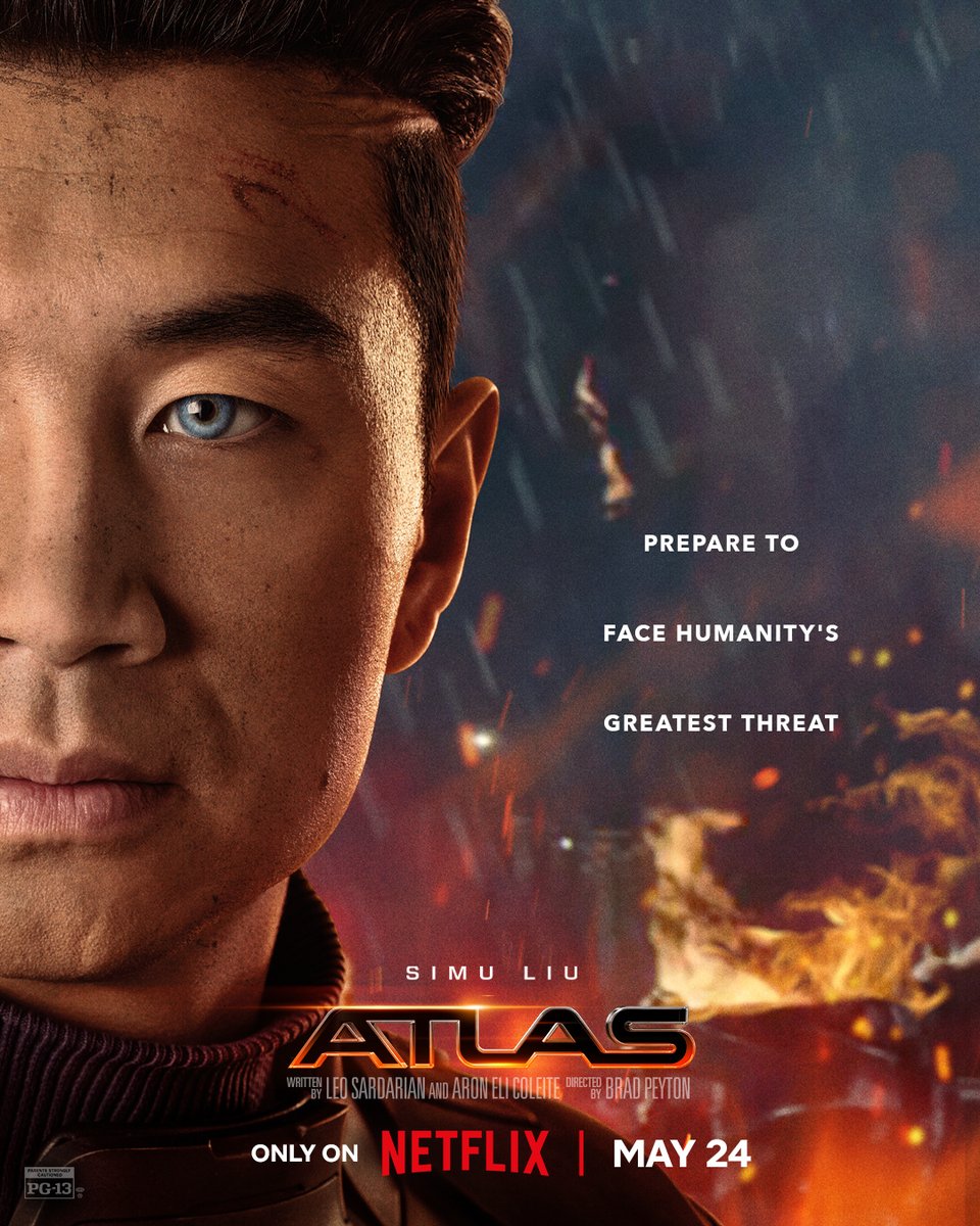 .@simuliu is Harlan. Atlas comes to Netflix on May 24!