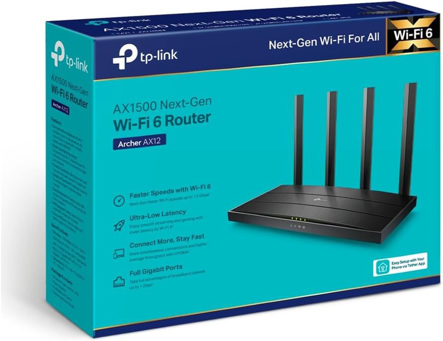 WIFI 6 😱😍

Roteador AX1500 Wi-Fi 6 TP-Link Archer AX12, Dual Band 2.4/5 GHz , Conecta até 60+ dispositivos, Até 180M² de cobertura, Portas Full Gigabit, MU-MIMO, Beamforming

🔥 Por R$199 no Pix

✅Compre aqui:
amzn.to/3wxWc2r

🔵 Telegram: 
t.me/grupodepromoco…