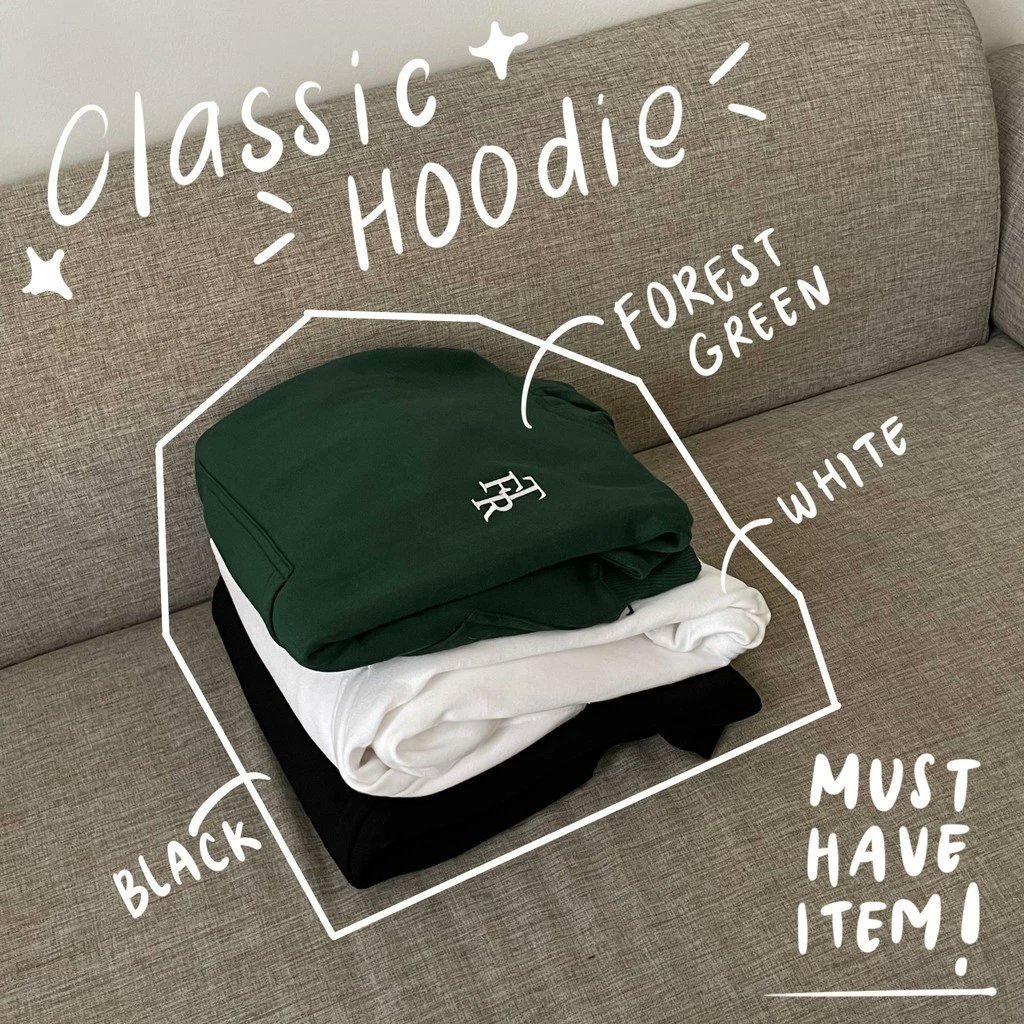Classic hoodie forest green ✨️

shope.ee/A9vEjF3ekG