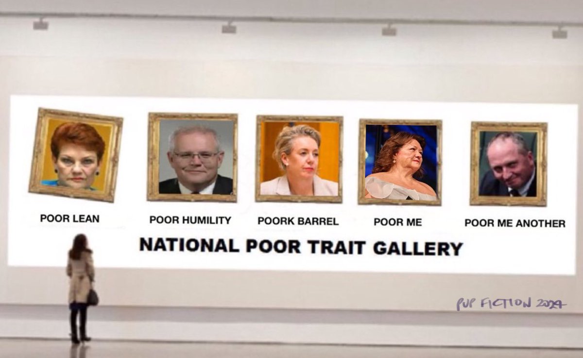 Meanwhile, at the National Poor Trait Gallery, the collection has been updated