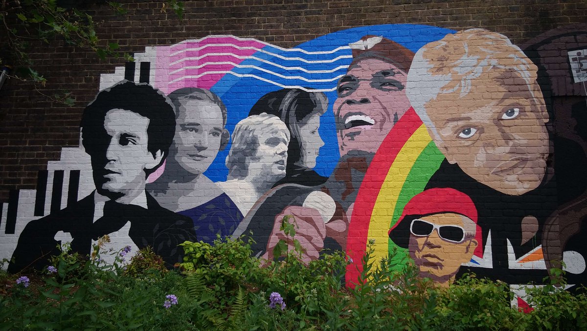 Are you looking for a fun way to get moving this #MentalHealthAwarenessWeek? Why not take a stroll around Queens Gardens and check out our Croydon Music Heritage Trail mural? You might even recognize some famous faces! 🤩#MomentsForMovement @mentalhealth