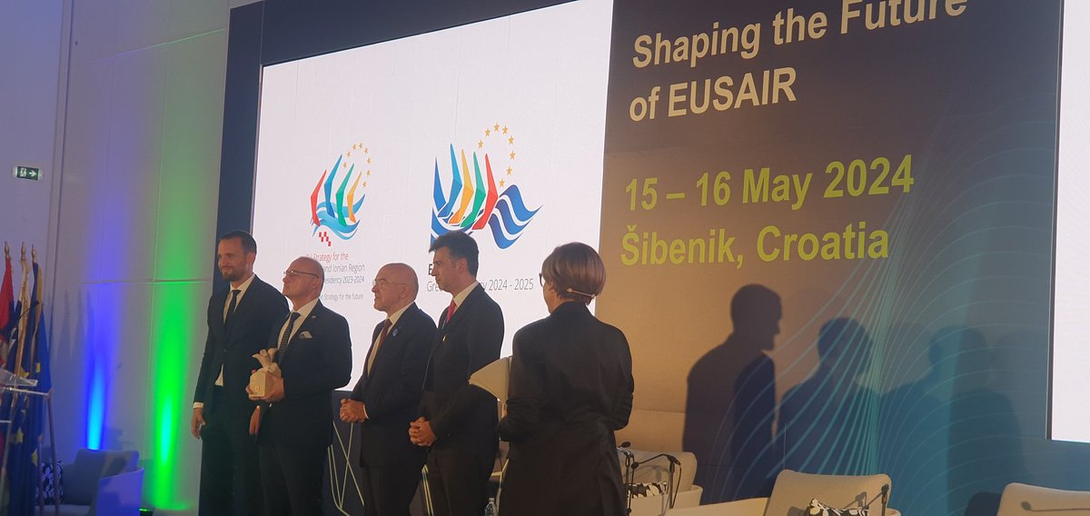 GorankaP's tweet photo. 🇭🇷 #EUSAIR Presidency coming to an end in the beautiful city if Šibenik https://t.co/1sRdfLsT1P