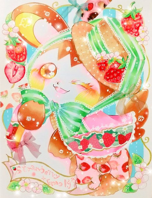 「ribbon strawberry」 illustration images(Latest)