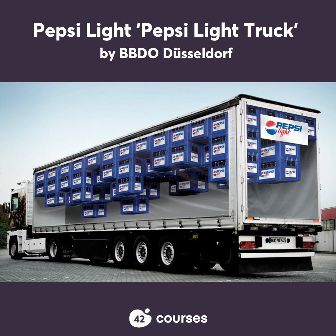 Who doesn’t love a good laugh? One way to gain the audience’s attention is to inject humour, which helps to highlight the key selling points of your products. Like this funny example by Pepsi with their ‘light’ beverage. @pepsi | @BBDOWorldwide