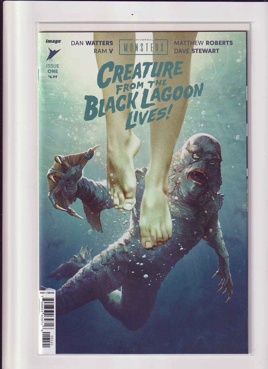 #UniversalMonsters #CreaturefromtheBlackLagoonLives! #1 (2024) #JoshuaMiddleton Variant, #DanWatters & #RamV Writers, #MatthewRoberts Artist   rarecomicbooks.fashionablewebs.com/Universal%20Mo…  #KeyComicBooks #ImageComics #ImageUniverse