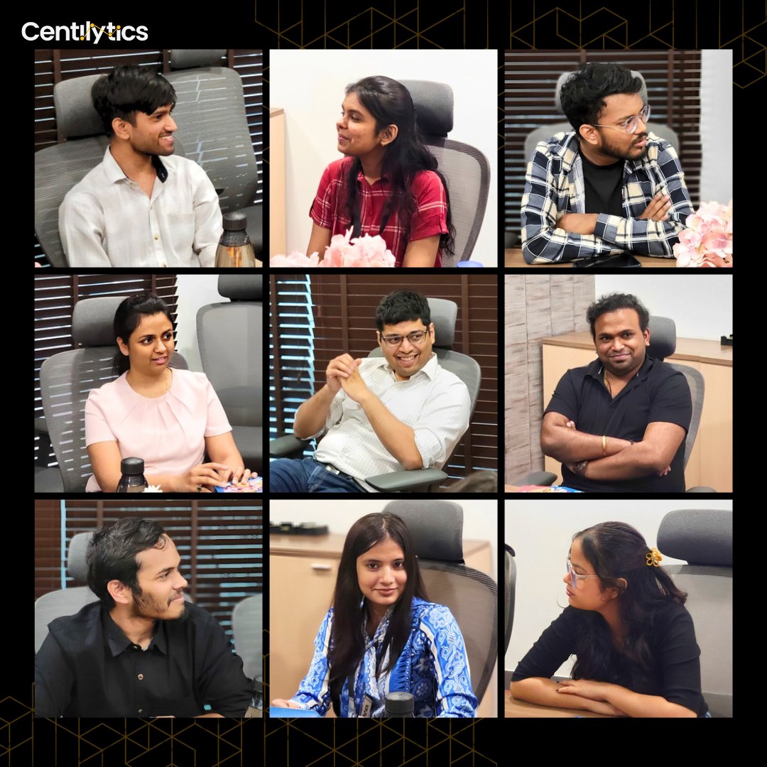 centilytics's tweet photo. In the latest "Lunch and Learn" session, our Engineering team was on fire, chatting it up with Aditya, Devisa, and Nidhin.

We covered everything from hobbies to dream destinations, and the future paths we will be charting for our startups.✨ https://t.co/2GB7GiaAzq