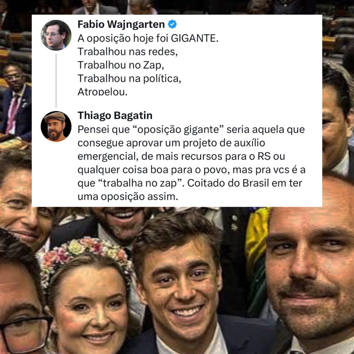 BOLSONARISTAS SÓ ATRAPALHAM