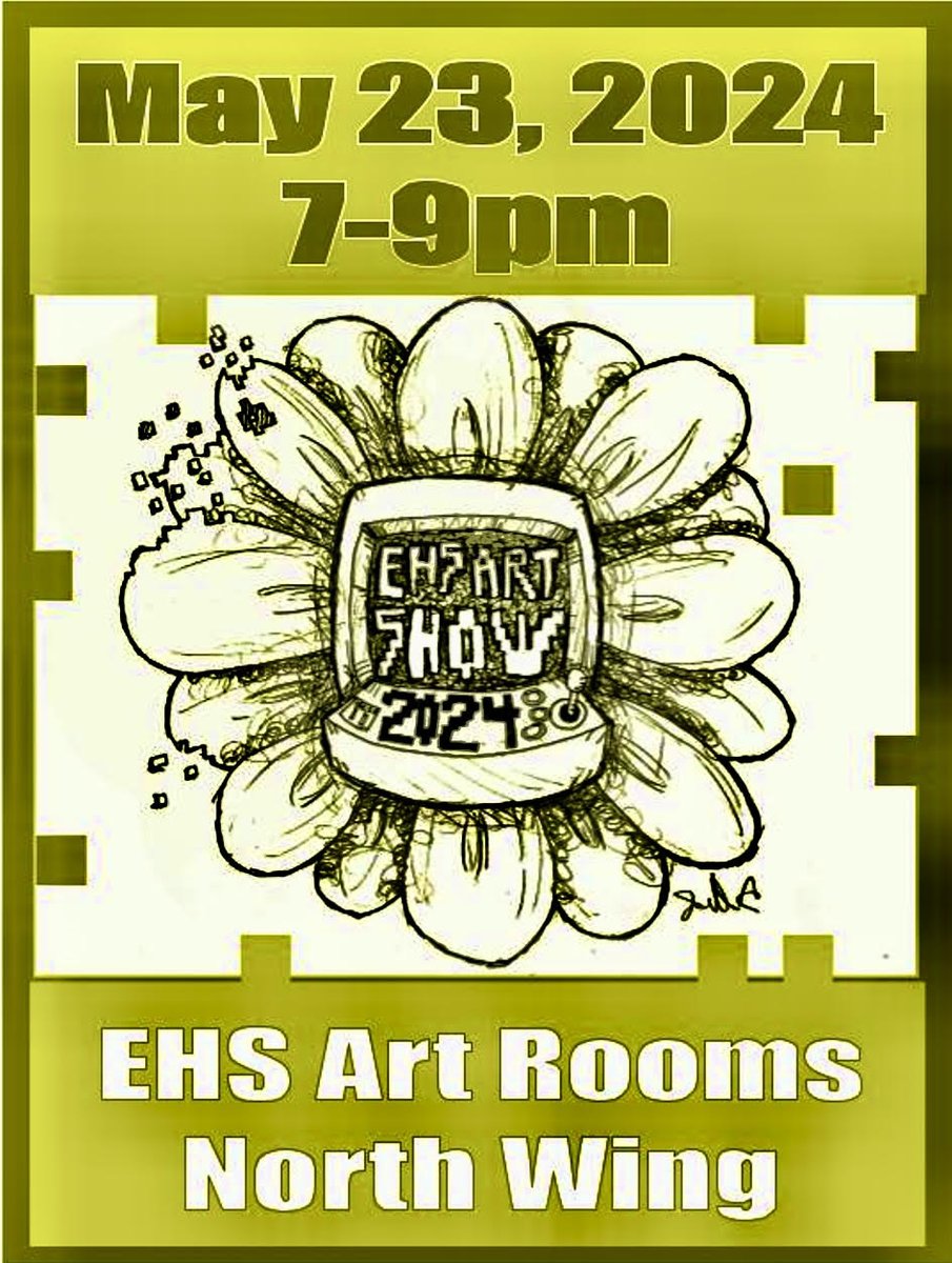 Join us to enjoy a showcase of the incredible talent and passion of our student artists at the @EHS_Hornets Art Show on Thursday, May 23, 2024 from 7-9 PM in the EHS Art wing. Hope to see you there! #EastPennPROUD