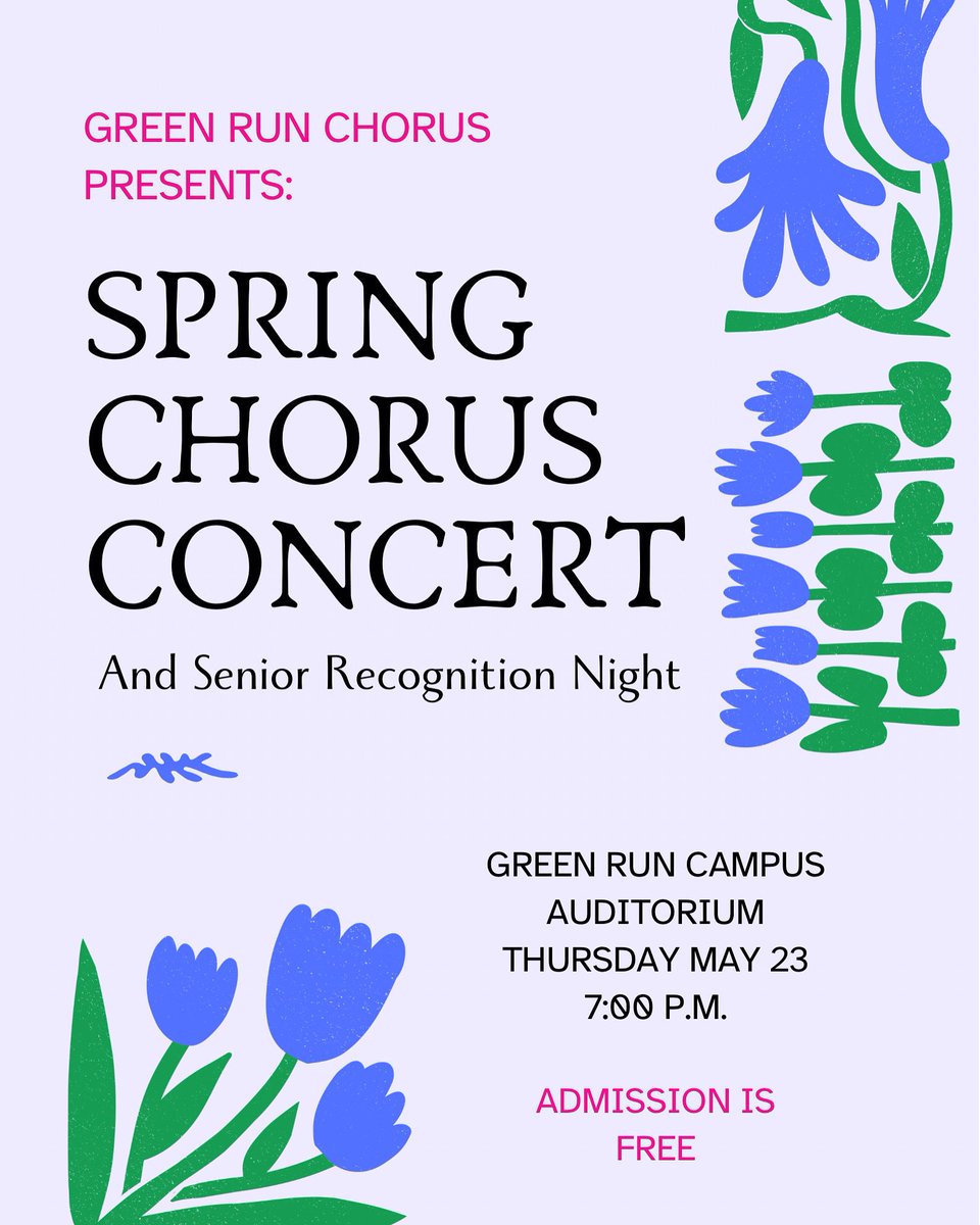 Green Run Chorus tweet media