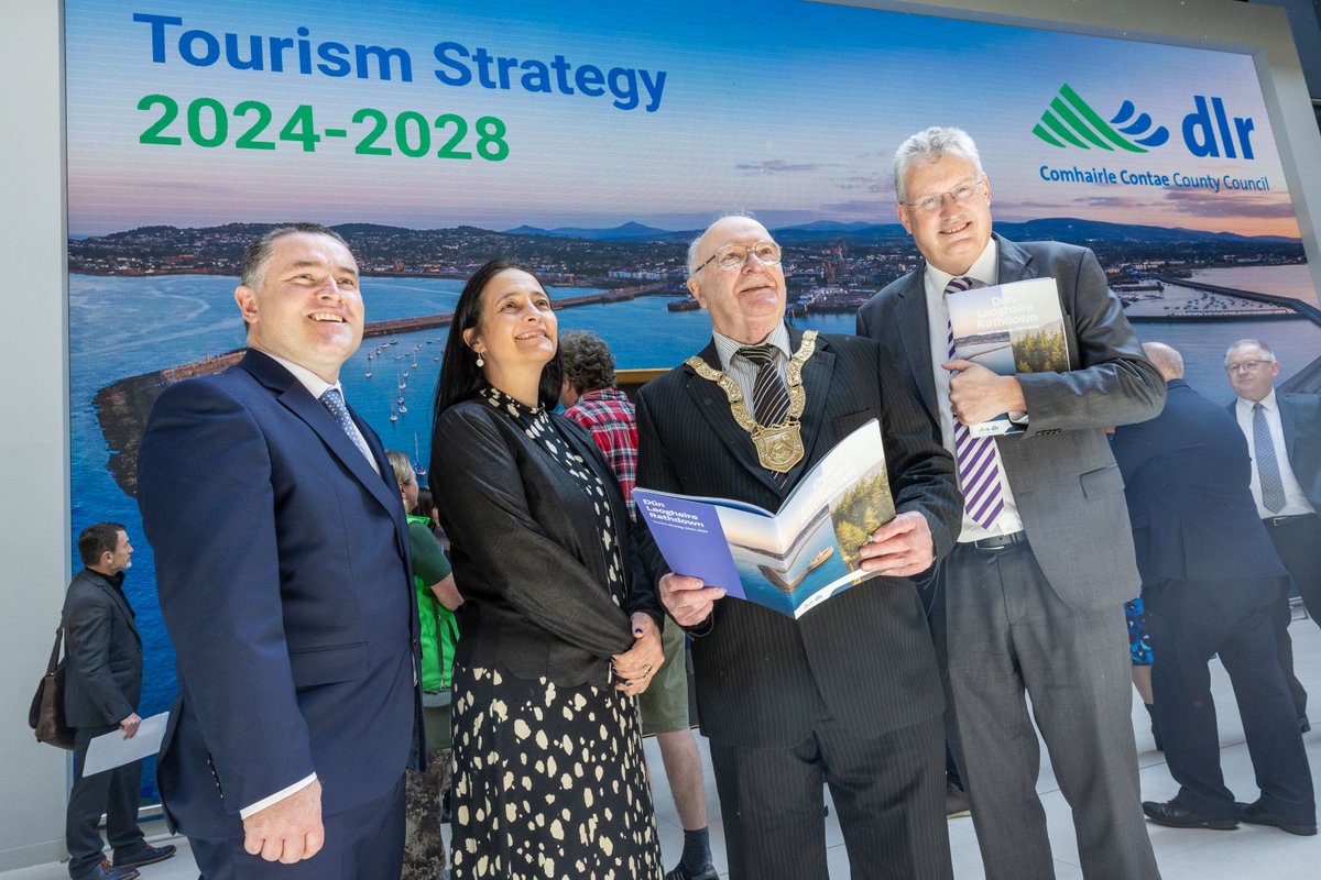 Today we launched our new ambitious Tourism Strategy aimed at transforming the County into a top tourist destination with numerous plans outlined to attract visitors to the county. Read full story here bit.ly/dlrTourism @failte_ireland @dlrtourism @cathmartingreen