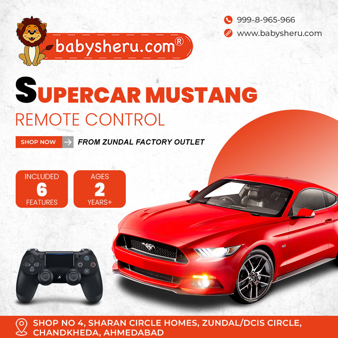 babysheru_01's tweet image. Zoom into playtime with this Mustang remote control car from babysheru.com! 🚗💨 Get it at a discounted rate and let the kids enjoy the big car feel with a range of meter fun.
#KidsPlay #RemoteControlFun #babysheru #ToyCars #KidsPlay
#DiscountOffer #BabySheruDeals