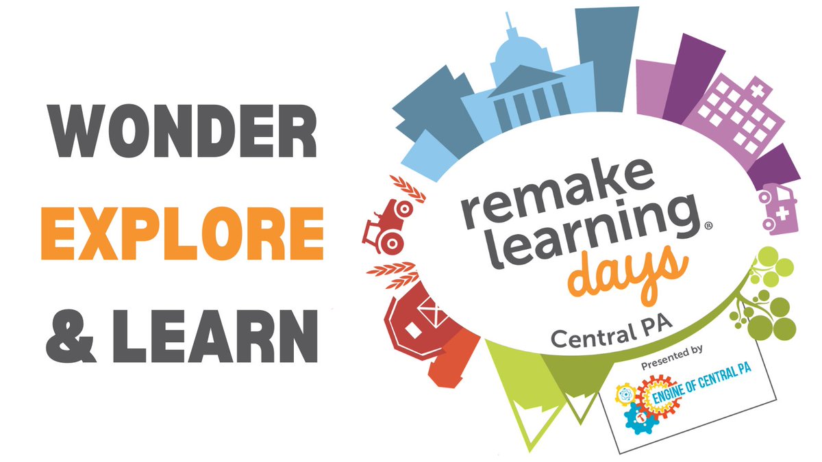 Central PA has so many great ways to join @RemakeLearning Days with @enginecentralpa! Now through May 22nd, your family can wonder, explore and learn - including this really fun light and laser cutting class: remakelearningdays.org/event/centralp…