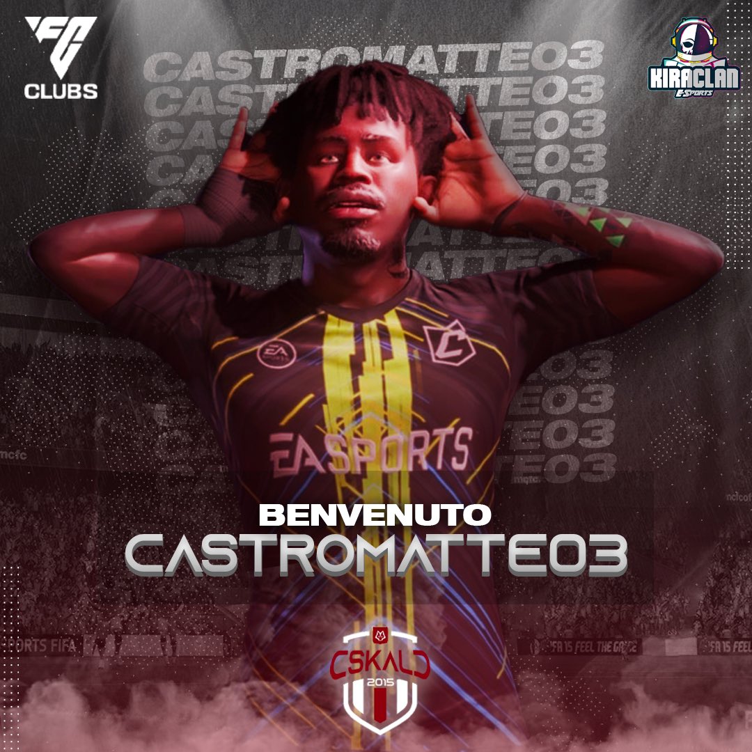 CSKALC๐ฎ๐น (@officialcskalc) on Twitter photo New singning โ๏ธ
Welcome to <a href="/Mikicastro03/">Michele</a>
<a href="/KiraClaneSports/">KiraClan eSports</a> <a href="/pctransfermarkt/">๐ฎ๐น PRO CLUBS TRANSFERMARKT๐</a> New singning โ๏ธ
Welcome to <a href="/Mikicastro03/">Michele</a>
<a href="/KiraClaneSports/">KiraClan eSports</a> <a href="/pctransfermarkt/">๐ฎ๐น PRO CLUBS TRANSFERMARKT๐</a>