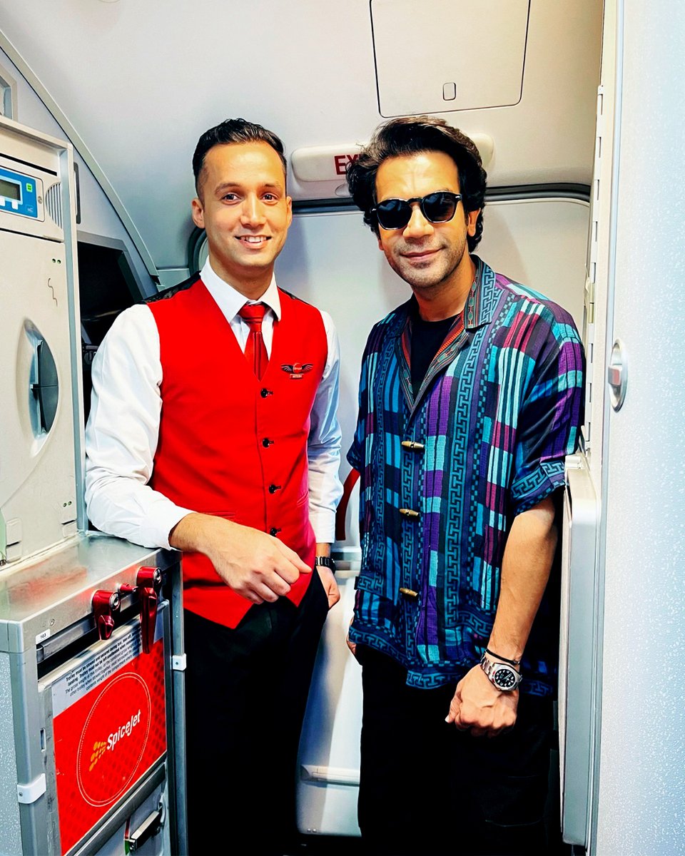 No Newton's law can keep him grounded! @RajkummarRao #flyspicejet #spicejet #RajkummarRao #Actor #Celebrity #flights #aviation #flyhigh #travelwithus #travel #addspicetoyourtravel