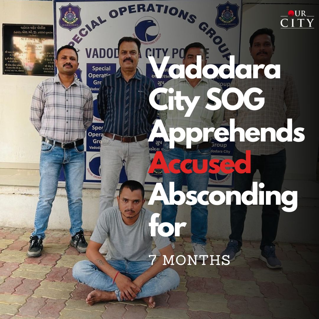 Vadodara City SOG Apprehends Accused Absconding for 7 Months

The State Monitoring Cell, in collaboration with Vadodara City SOG, has apprehended Alpesh Gohil, an accused in a prohibition case registered at Nadiad police station. Gohil had been absconding for the past seven…
