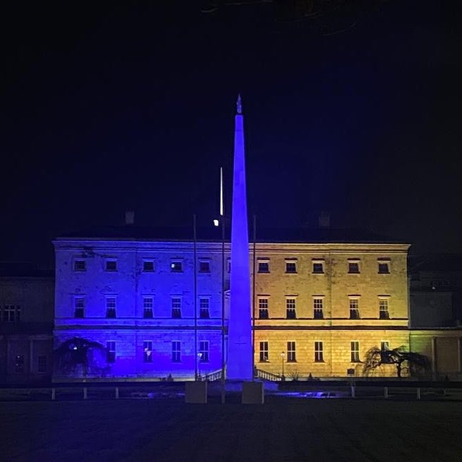 I don’t understand when we proudly (and rightly) light the Oireachtas up in the Ukrainian colours?
