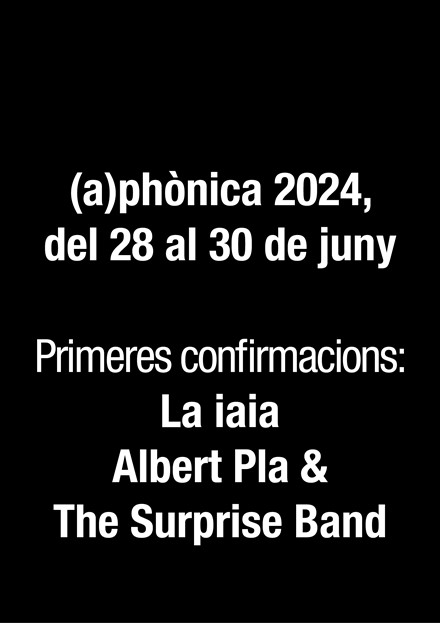 Activitat | Aphonica 📅 Del 28 al 30 de juny ⏰ A la nit 📍 Diversos espais a Banyoles (Girona) #concerts #cultura #festival @aphonicabny 👉 jovecat.gencat.cat/ca/actualitat/…