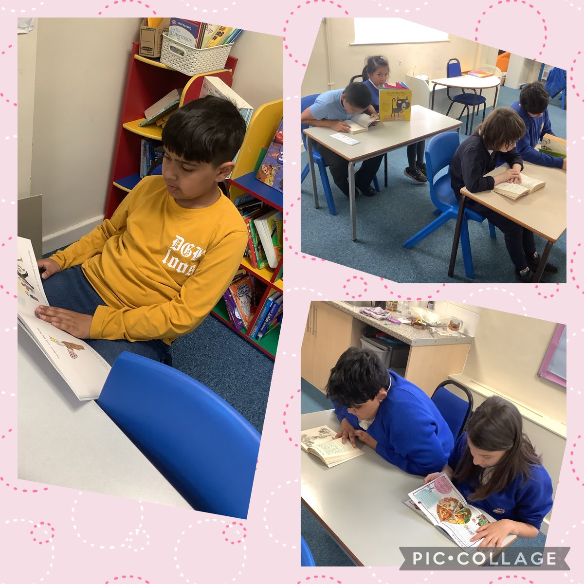 We are starting off our afternoon with reading. It is great to hear Panthers read #teampaget #getpagetreading #loveofreading