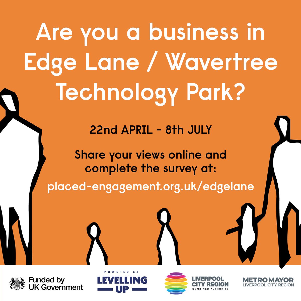 TAKE PART IN OUR QUICK SURVEY! 📣 📍 @lpoolcouncil @LpoolBizGrowth want to work with businesses in Edge Lane and Wavertree Technology Park to help the area thrive. Please head to: 🔗 bit.ly/3ye80Hq to complete our quick survey and share YOUR views online! #PLACED