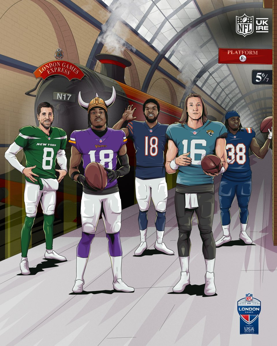 All aboard the NFL London Games Express! 🚂