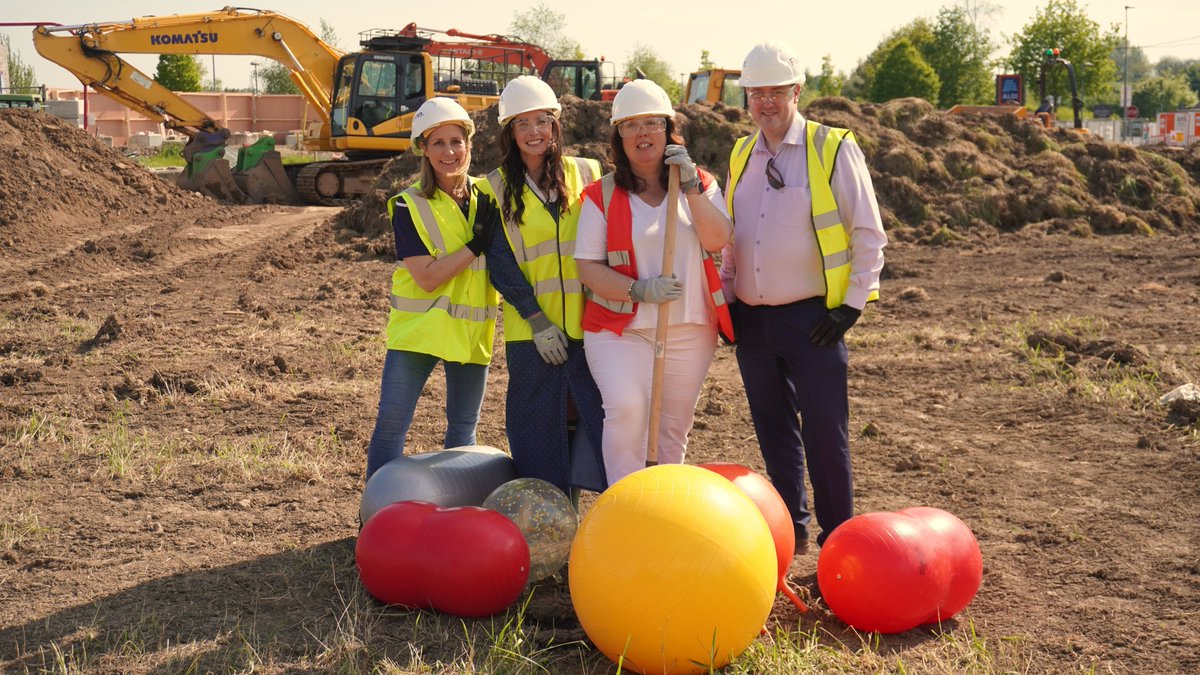 There was great excitement last week as work began on our Sensational Kids project in Kildare. This project will see the construction of a single storey building (in part double height) together with associated site works. 
#projectcommencement #sensationalkids