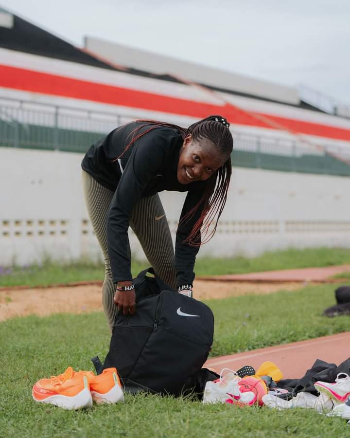 Update 🏃‍♀️ I’ve been building in a great way lately for a beautiful season ahead. Some weeks back, I got a small muscle problem that was handled well. I’m now back in full training, focussing on starting my season in 4 weeks' time at the Kenyan Trials for the Olympic Games. 💗