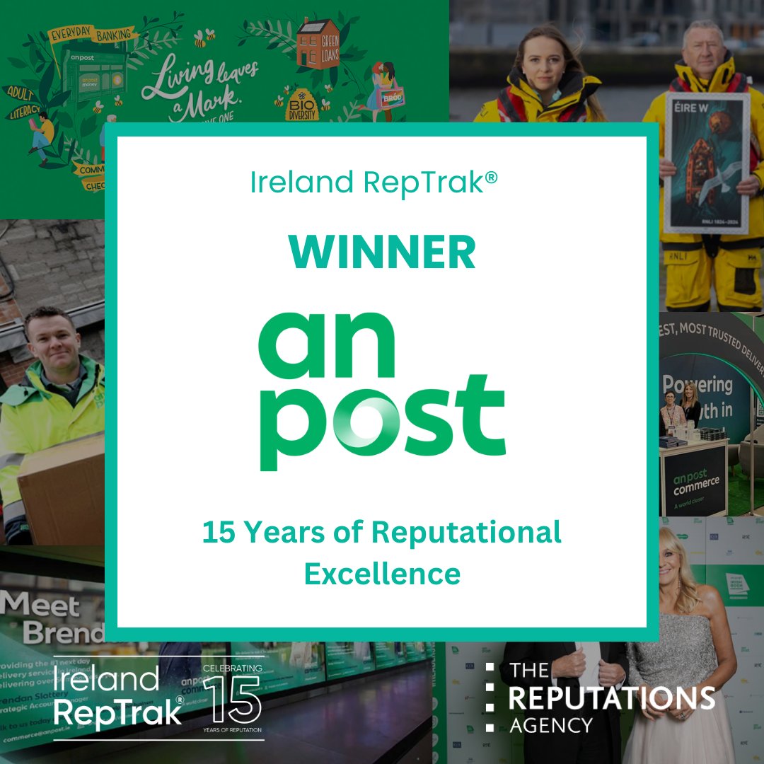 Proud day as we've been recognised as the Most Reputable Organisation over the last 15 years at today's Ireland RepTrak® 2024 report launch. This recognition is a testament to how our team set out to improve the lives of people and their communities across Ireland everyday.