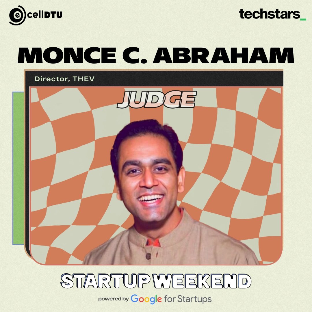 ecell_dtu's tweet photo. We would like to thank our esteemed Judge of Techstars @StartupWeekend 2024 Powered by @GoogleStartups🚀

Mr. @MonceAbraham, @THEV_Consulting

Thank you sir for your presence💗

#StartupWeekend #Startup #Entrepreneur #AcceleratedWithGoogle #Google #Judges #MonceAbraham #THEV https://t.co/kxIBP11ofH