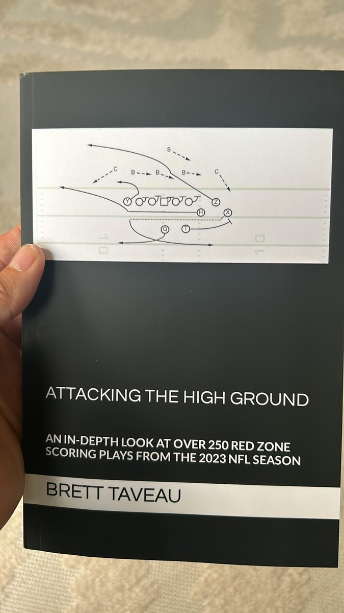 Thank you @BrettTaveau for the book and allowing me to take a deep dive into NFL Red Zone scoring!